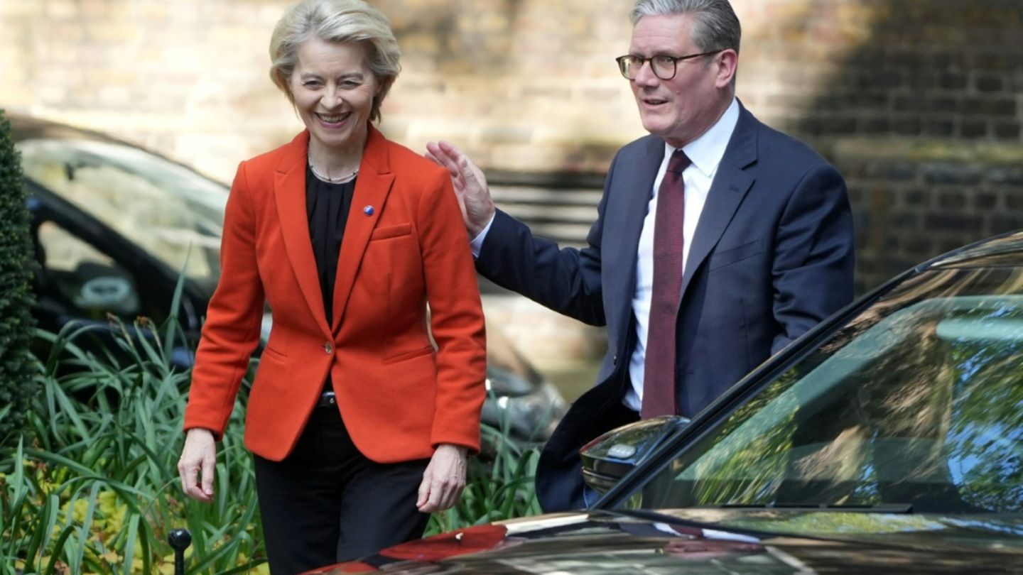 Verteidigung und Post-Brexit-Zusammenarbeit: Von der Leyen trifft Starmer in London