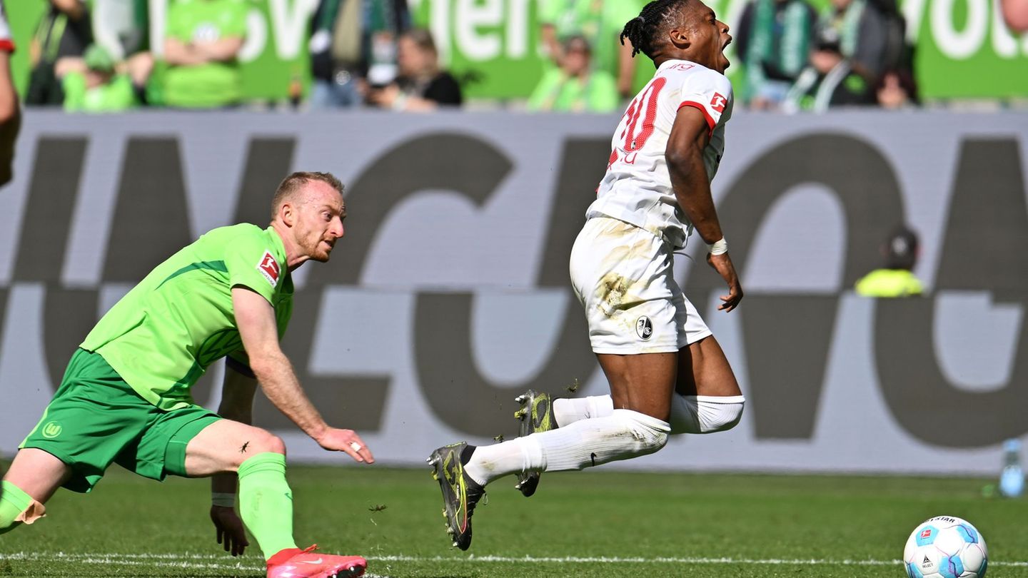 Fußball-Bundesliga: 1:0 in Wolfsburg: SC Freiburg auf Europacup-Kurs