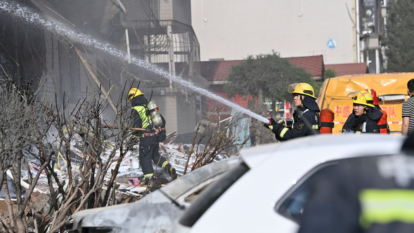 Notfälle: Nach tödlichem Restaurantbrand: Wohnhaus-Explosion in China