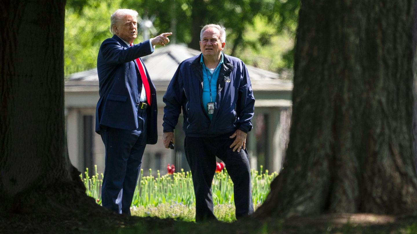 Umgestaltung: Er will selbst bezahlen: Trump kündigt Baumaßnahmen am Weißen Haus an