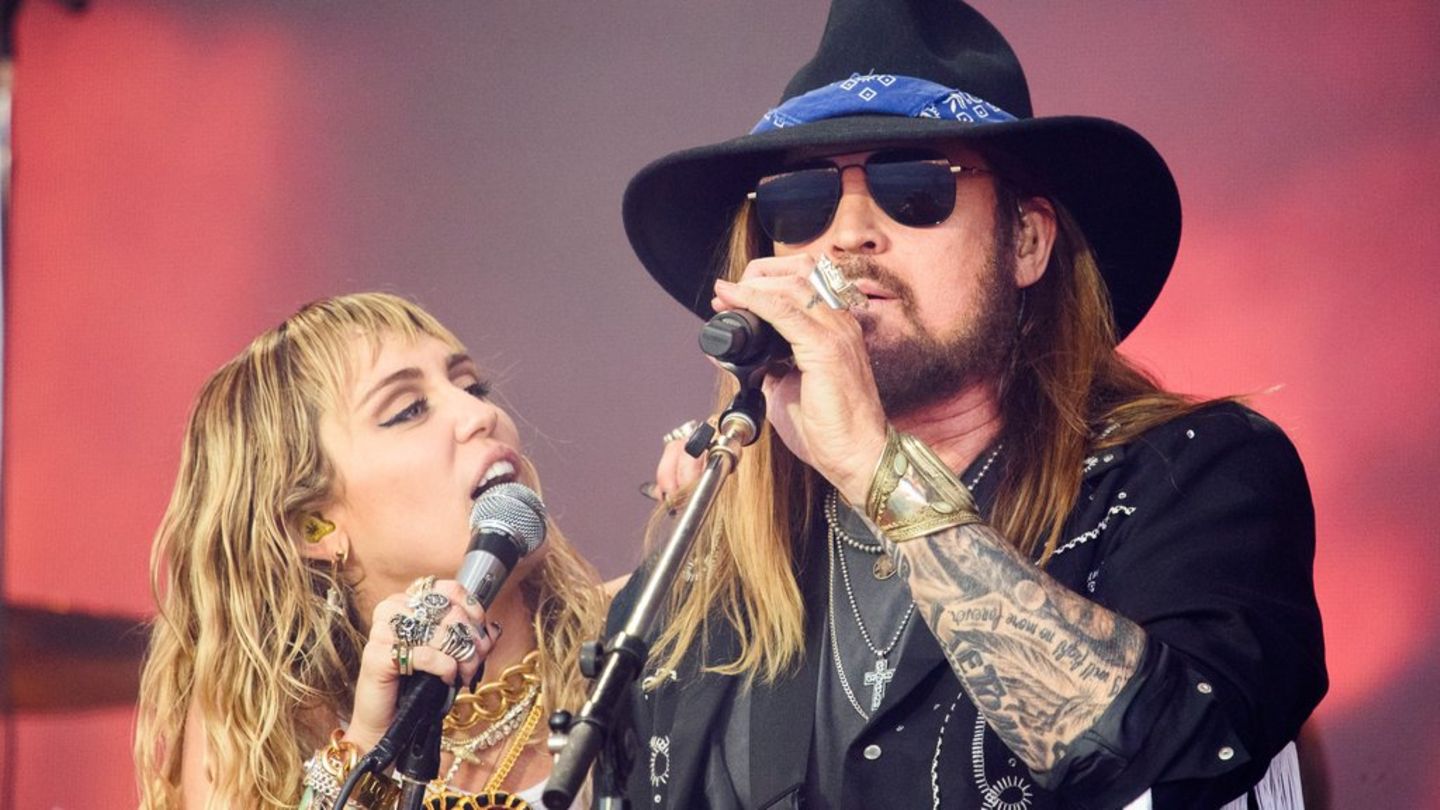 Nach Gerüchten über Familienzwist: Billy Ray Cyrus feiert mit Tochter Miley