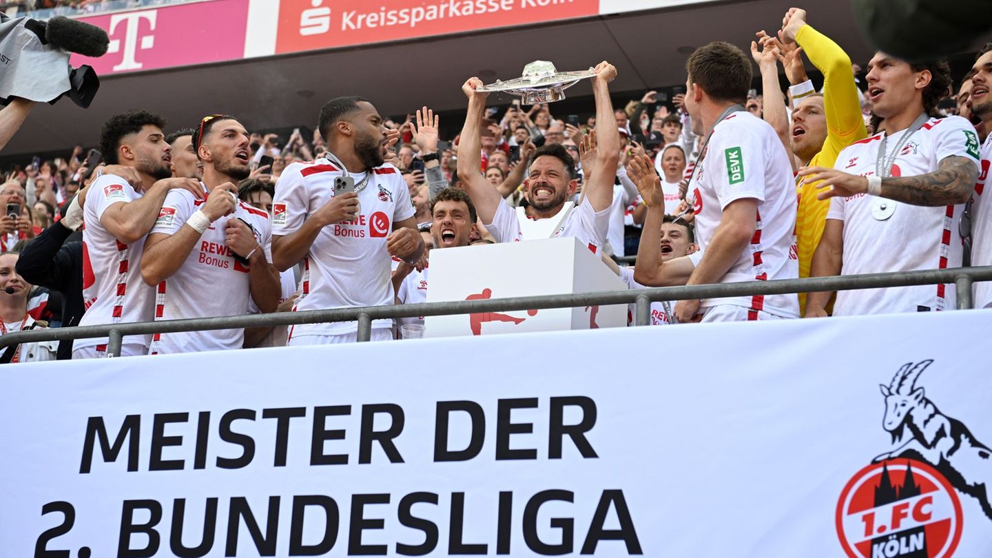 2. Fußball-Bundesliga: „Historischer Tag“ – Köln feiert Aufstieg und A-Jugend-Titel