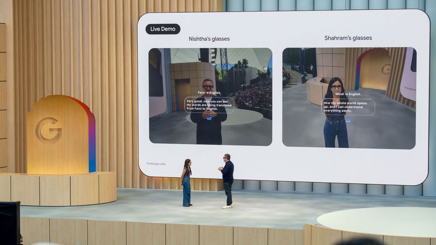 Erweiterte Realität: Google zeigt Prototypen einer schlanken AR-Brille