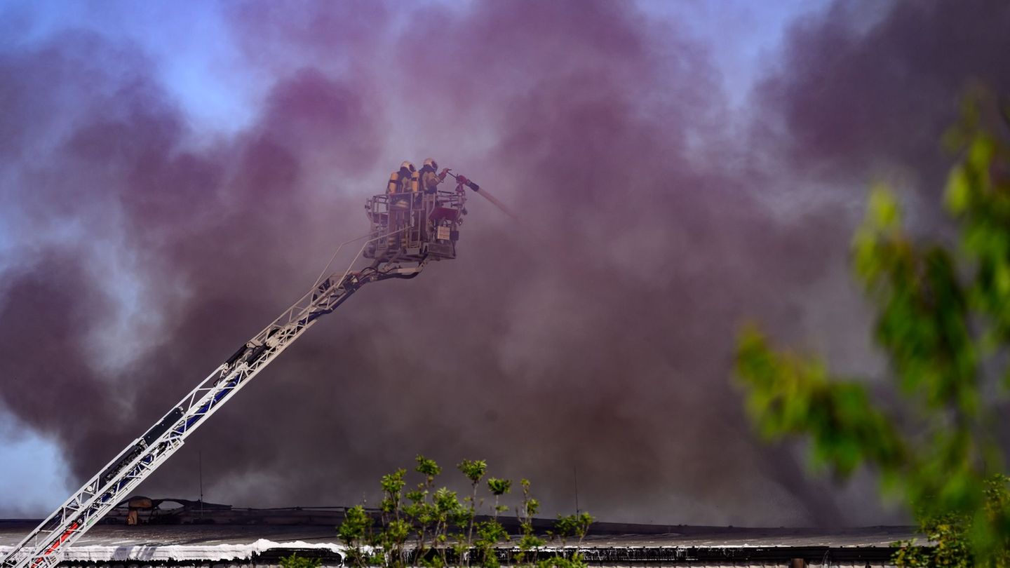 Einsatz in Dresden: Brand auf Wertstoffhof in Dresden – langer Löscheinsatz