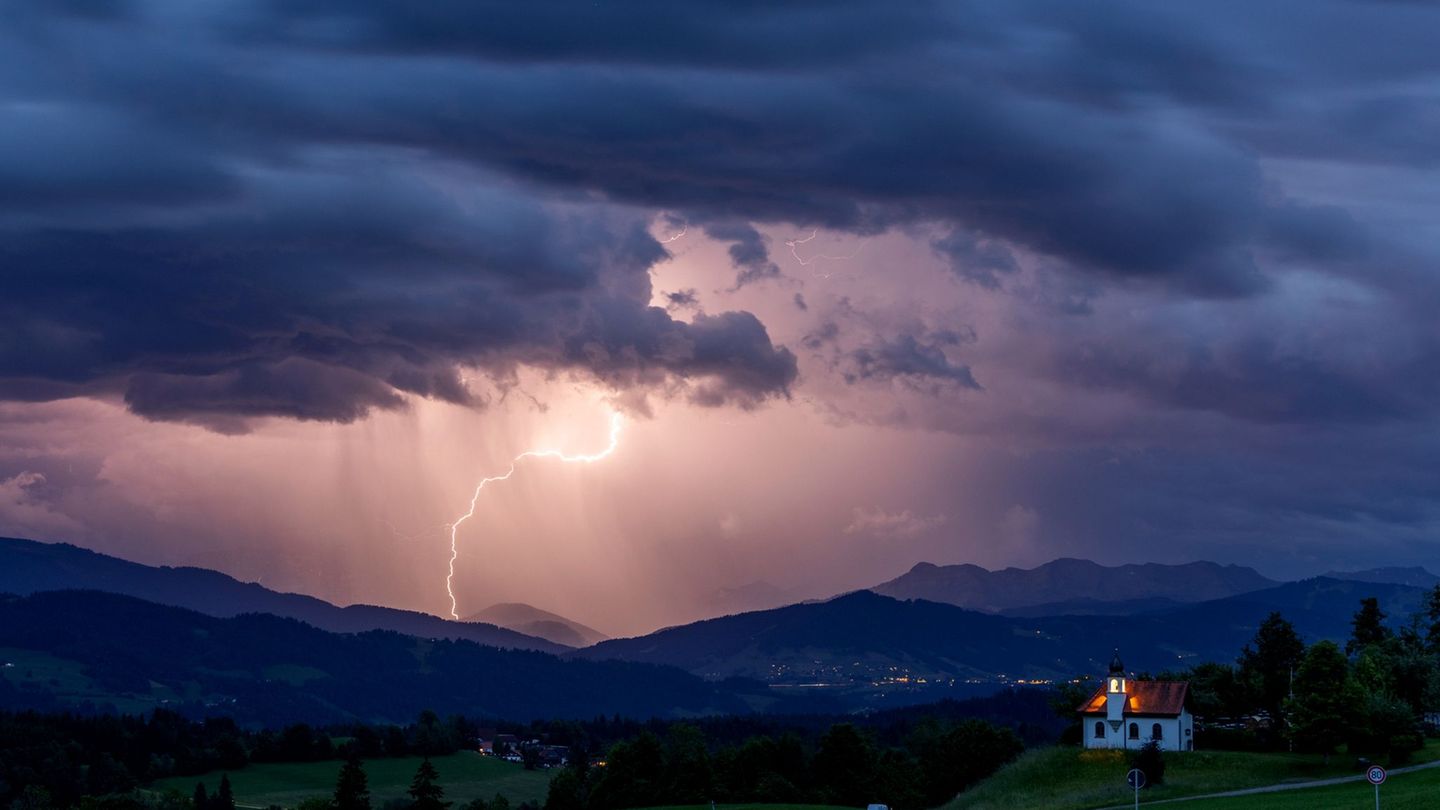 Wetter: Unwetter: Hier soll es besonders heftig werden