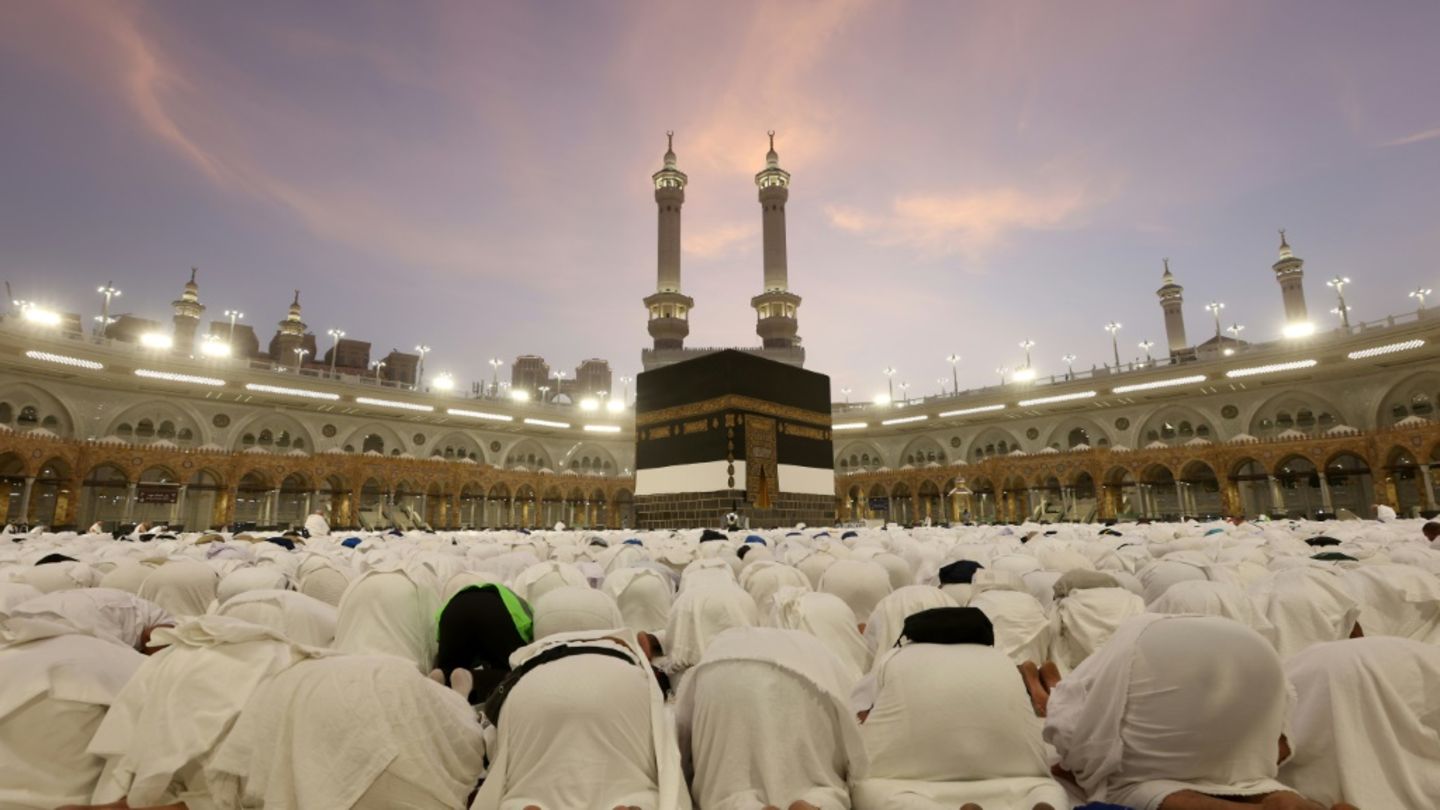 Muslimische Pilgerfahrt Hadsch beginnt in Mekka