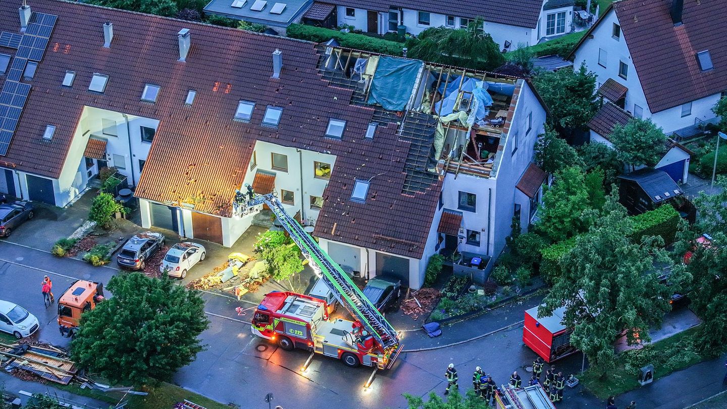 Unwetter: DWD Stuttgart geht nicht von Tornado aus
