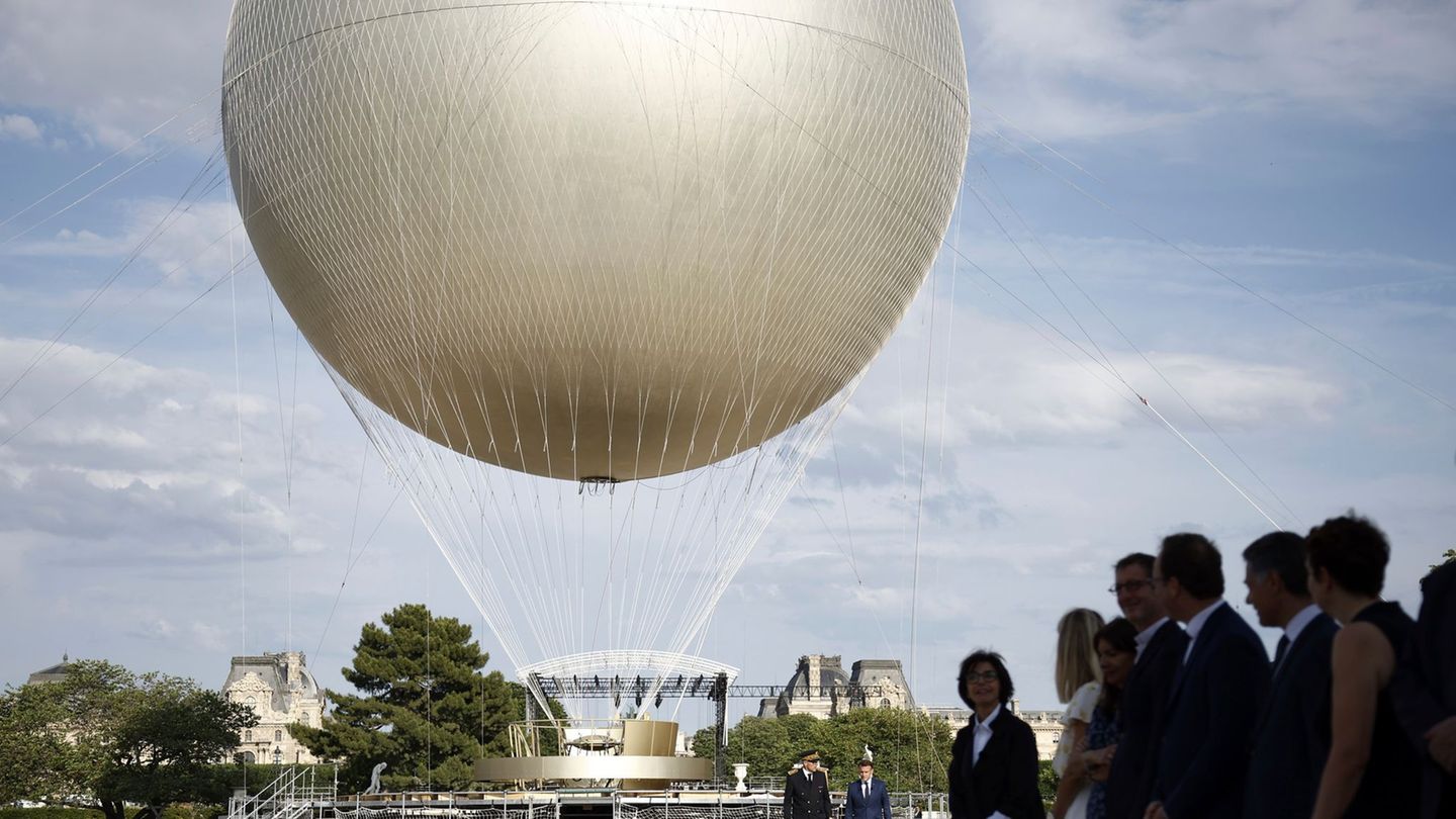 Start am 21. Juni: Olympischer Ballon in Paris steigt wieder auf