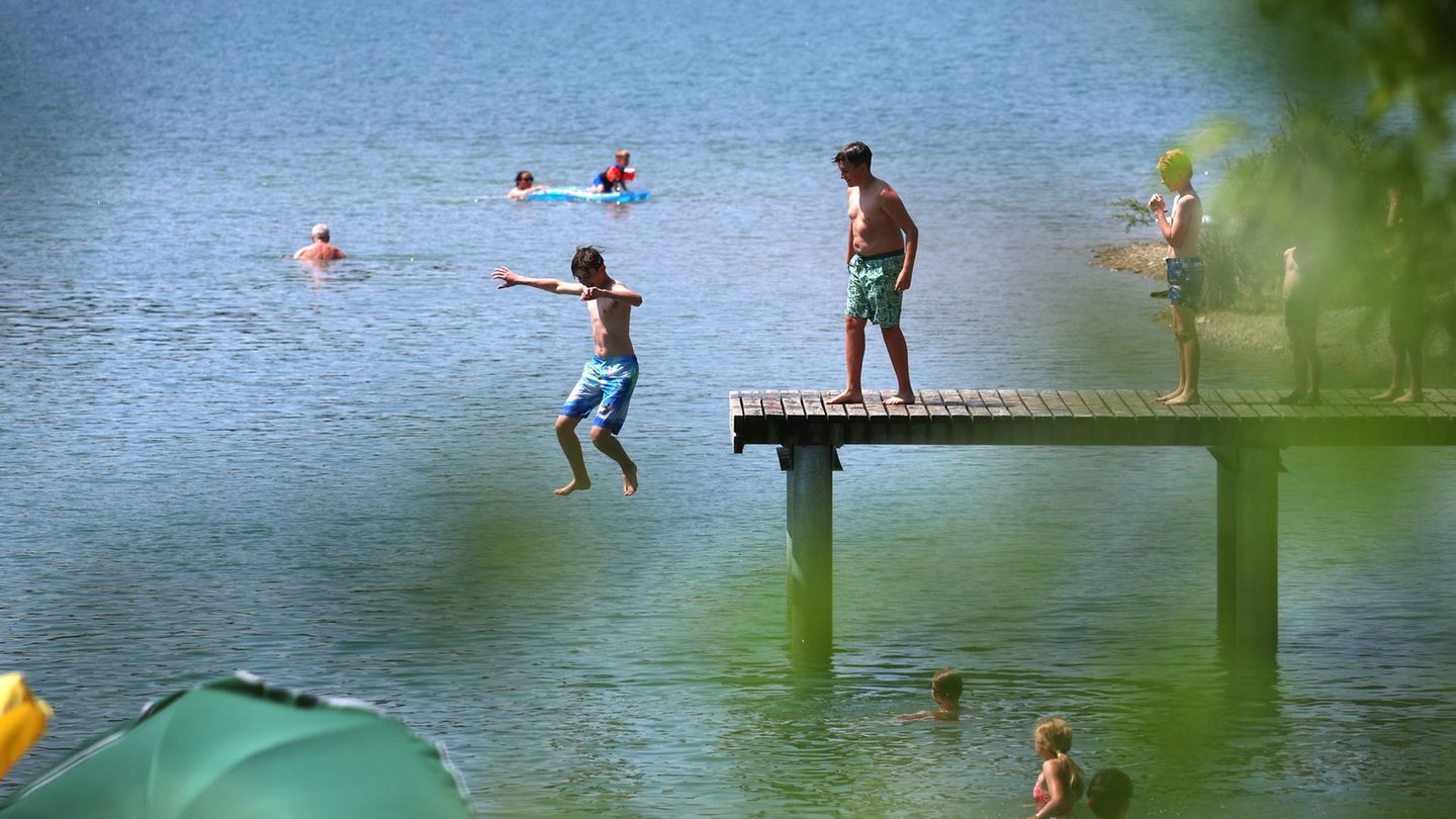 Hitze: Wetterdienst misst bislang höchste Temperatur des Jahres