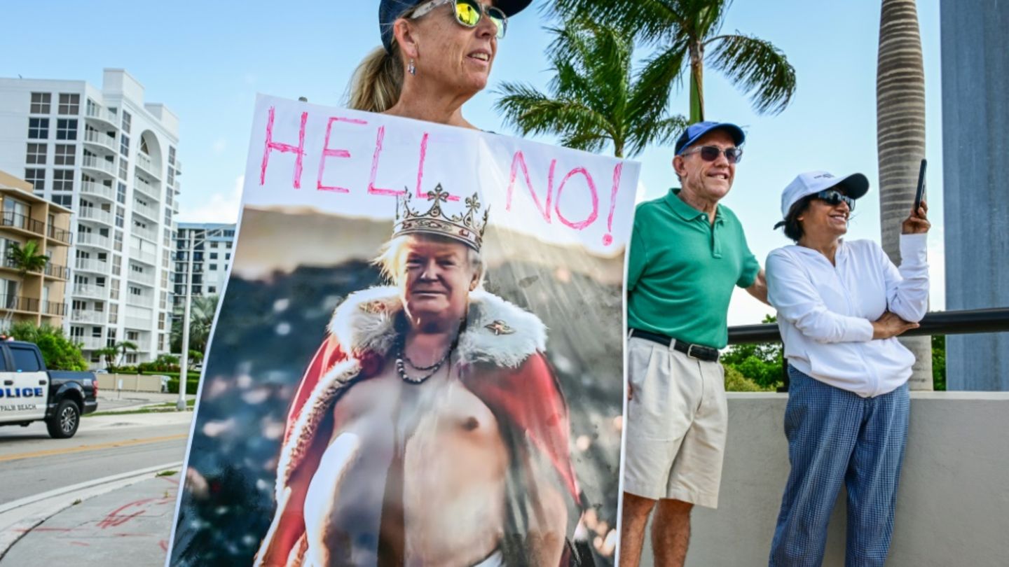 In mehreren US-Städten: „No Kings“: Tausende Teilnehmer bei Protesten gegen Trump