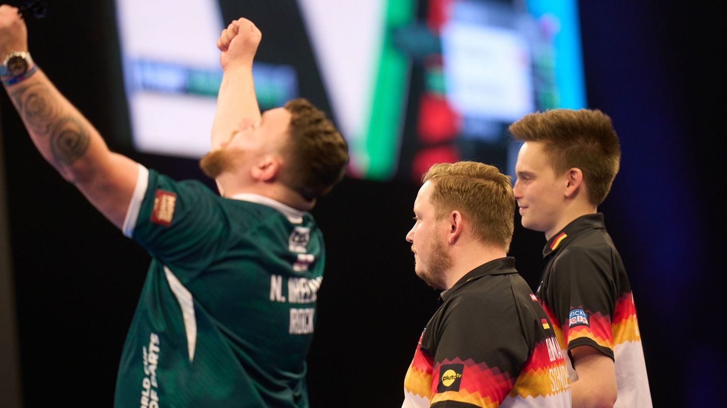 World Cup of Darts: Waliser besiegt: Nordirland gewinnt Darts-Titel in Frankfurt