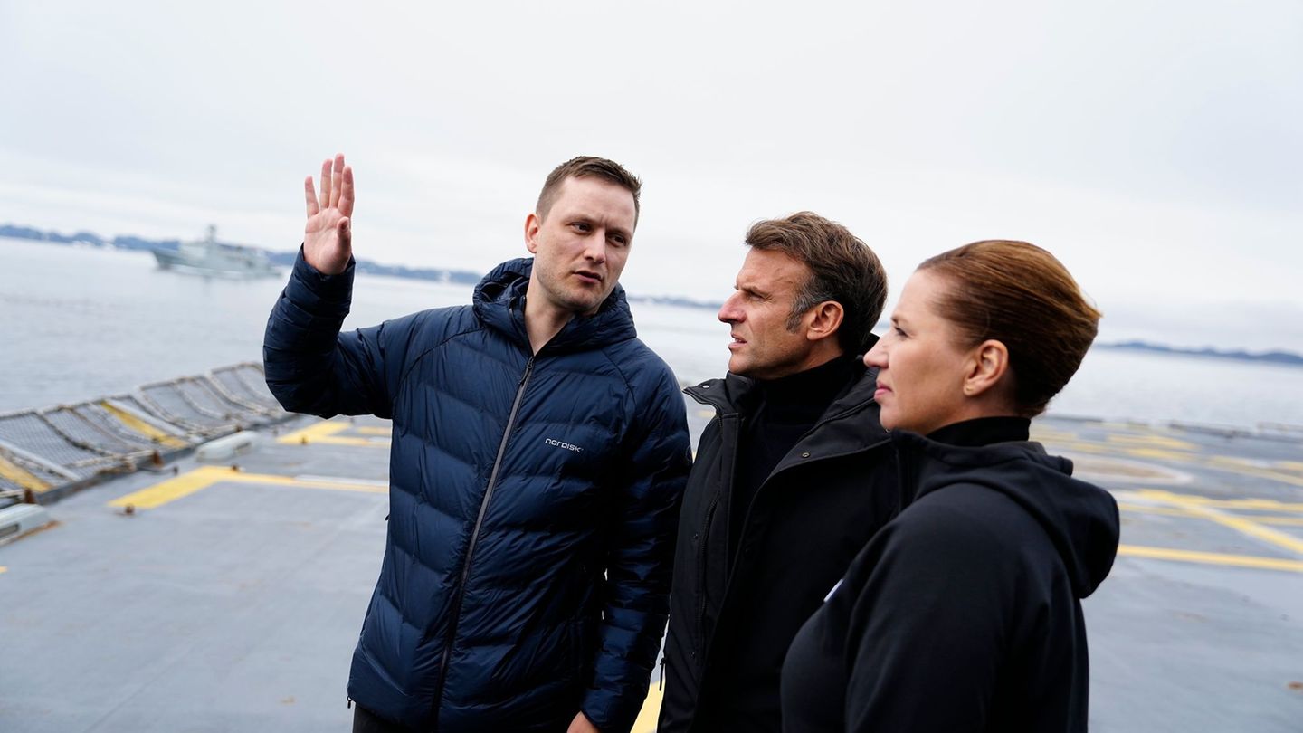 Diplomatie: Macron und Frederiksen beschwören Grönlands Souveränität