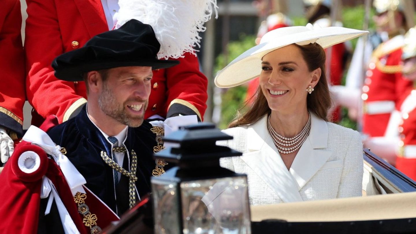 An der Seite von Prinz William: Prinzessin Kate strahlt bei royaler Zeremonie