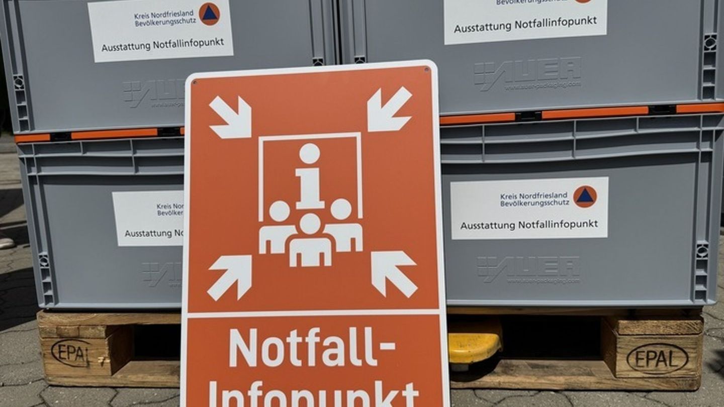 Bevölkerungsschutz: Kreis Nordfriesland richtet Notfall-Infopunkte ein