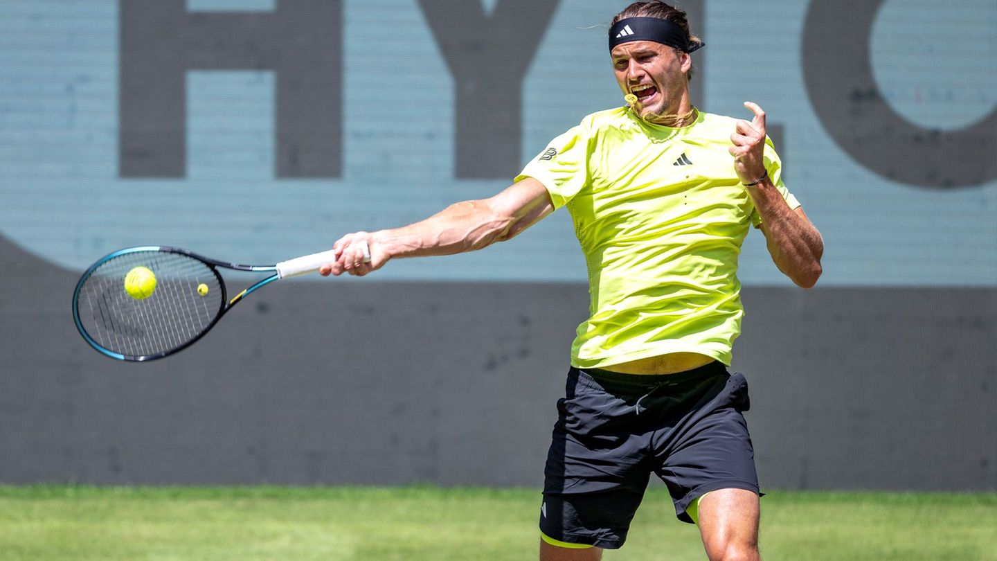 Tennis: Zverev in Halle mühelos im Achtelfinale