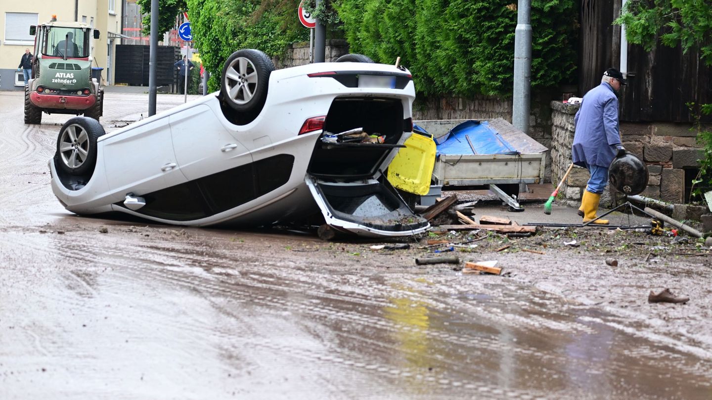 Versicherungsbilanz: Autos im Südwesten stärker von Unwetterschäden betroffen