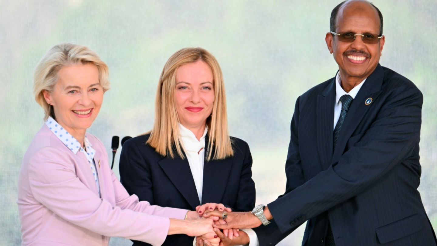 Meloni stellt Plan zur Stärkung der afrikanischen Wirtschaft vor