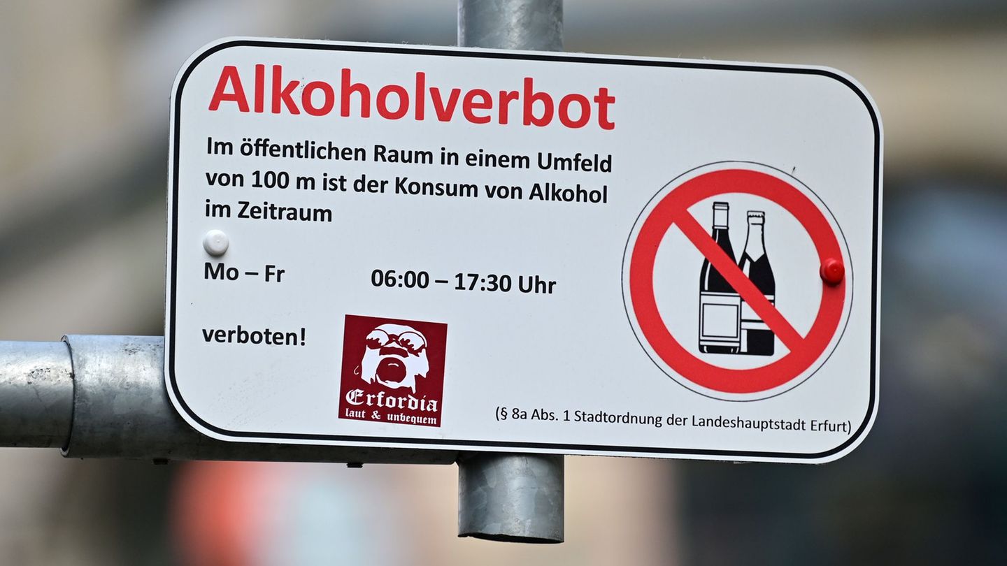 Alkoholkonsum: Thüringer Kommunen zufrieden mit Alkoholverbotszonen