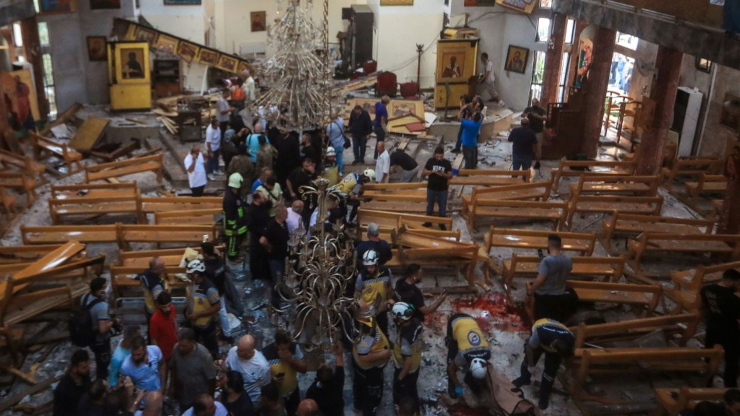 Mindestens 20 Tote bei Anschlag auf Kirche in Damaskus