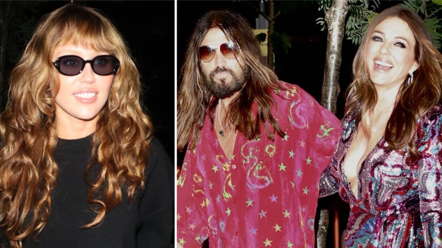 Billy Ray Cyrus und Elizabeth Hurley: So süß unterstützen sie Miley Cyrus