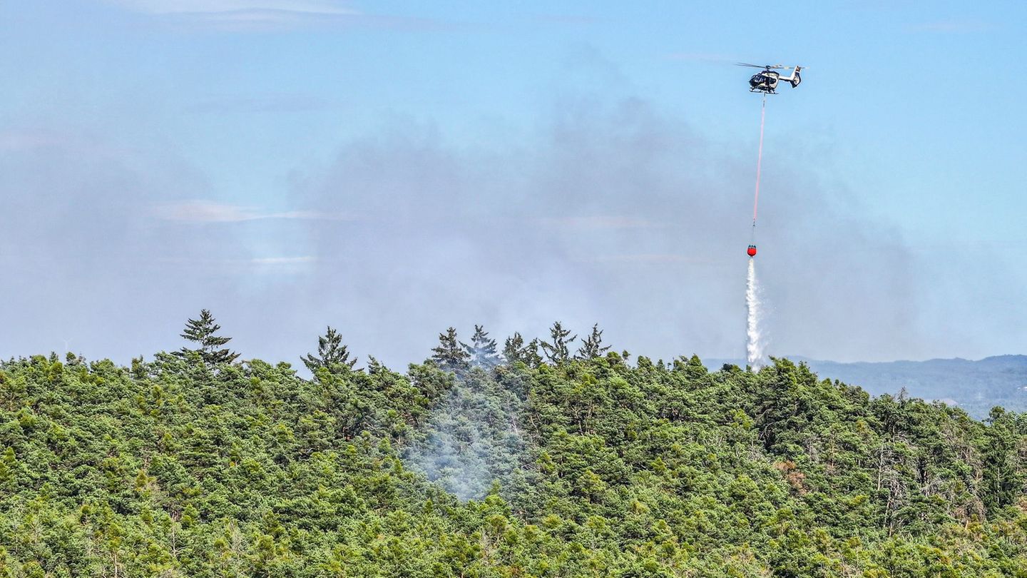 Notfälle: Waldbrand bei Wendelstein