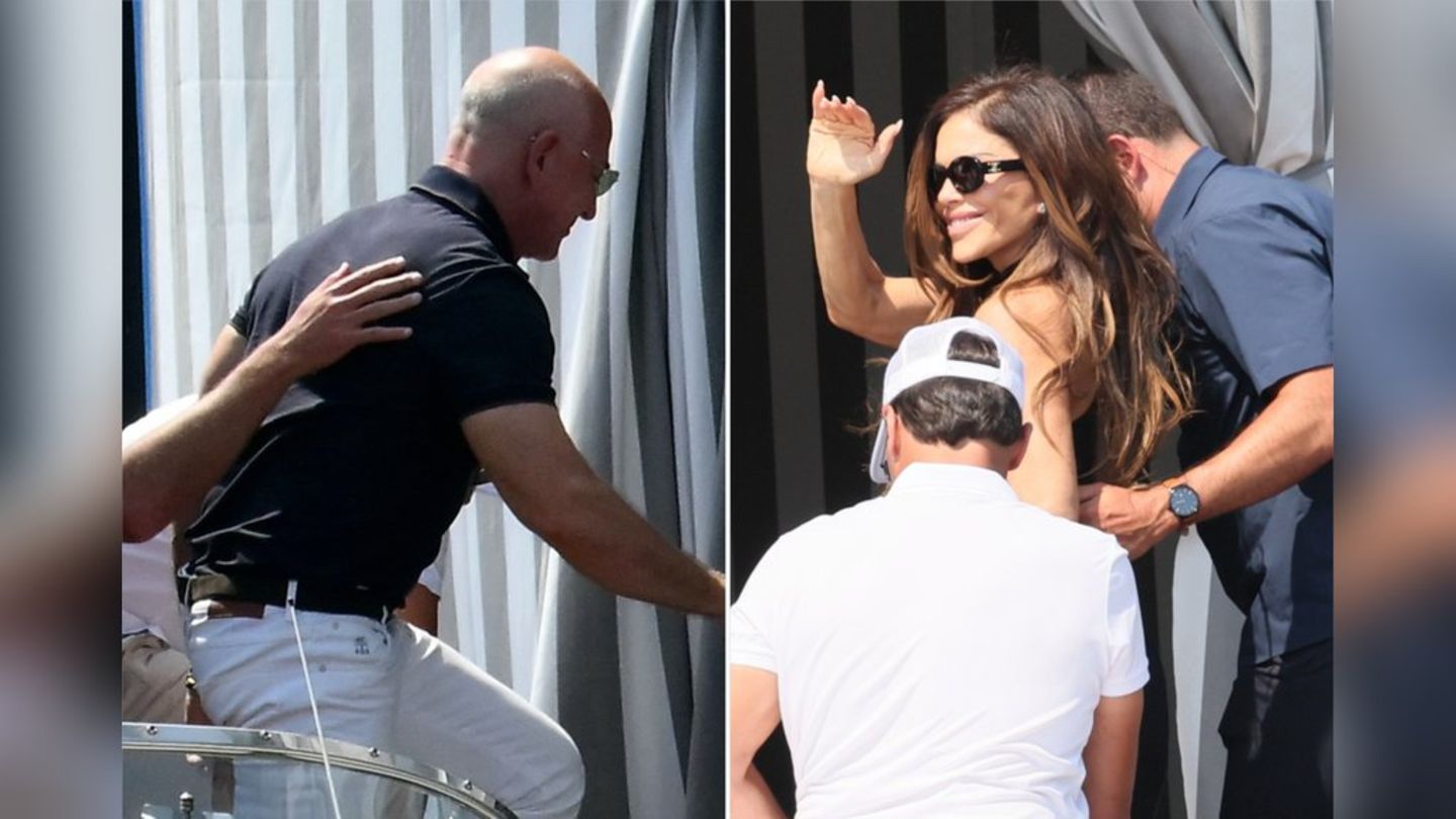 Jeff Bezos und Lauren Sánchez: Hochzeitspaar in Venedig eingetroffen