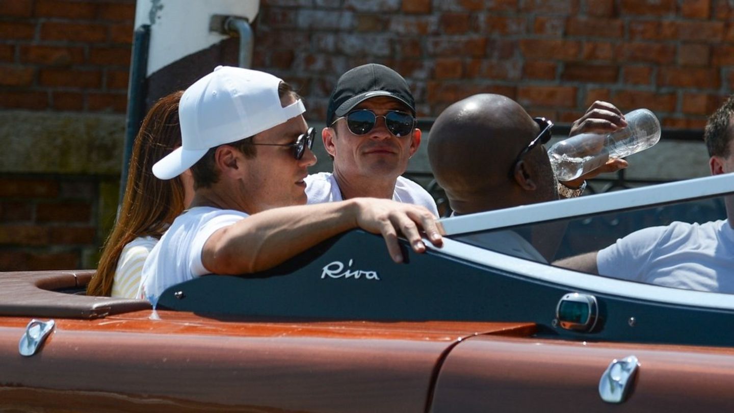 Orlando Bloom: Bootstour mit Tom Brady vor Bezos-Hochzeit