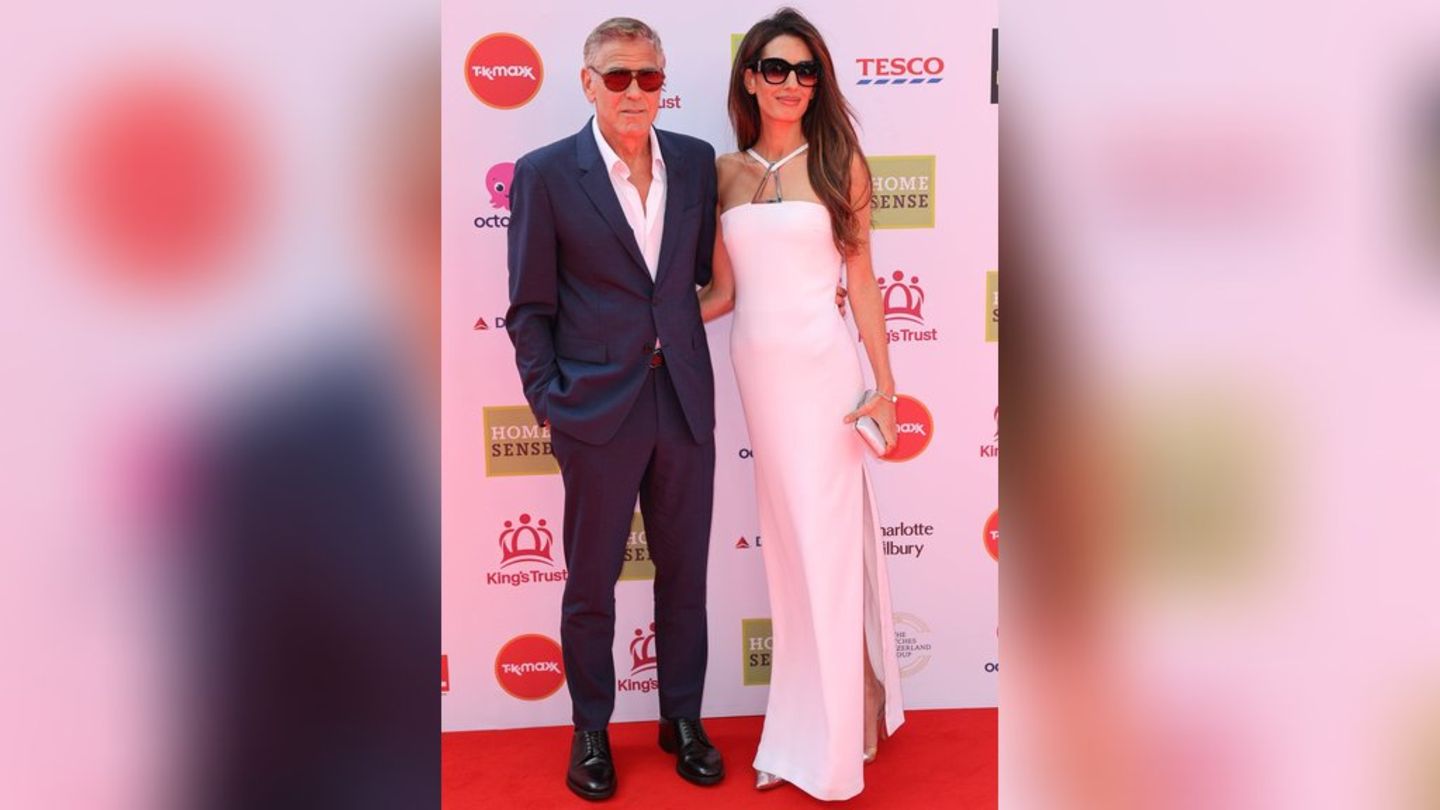 George und Amal Clooney in London: Partnerlook mit lässigen Sonnenbrillen