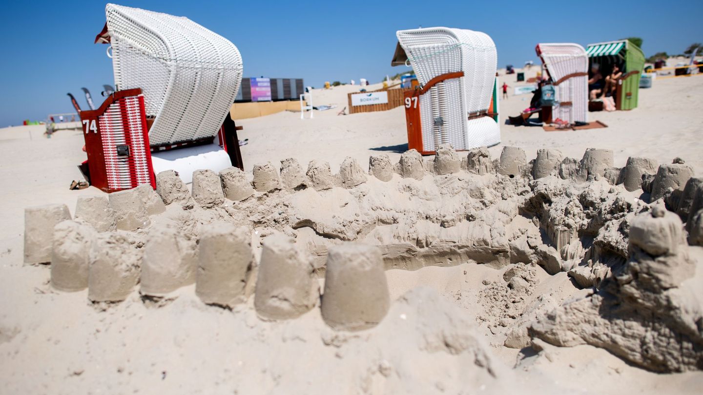 „Es ist alles gut gegangen“: Kinder buddeln gefährlich tiefe Löcher am Borkumer Strand