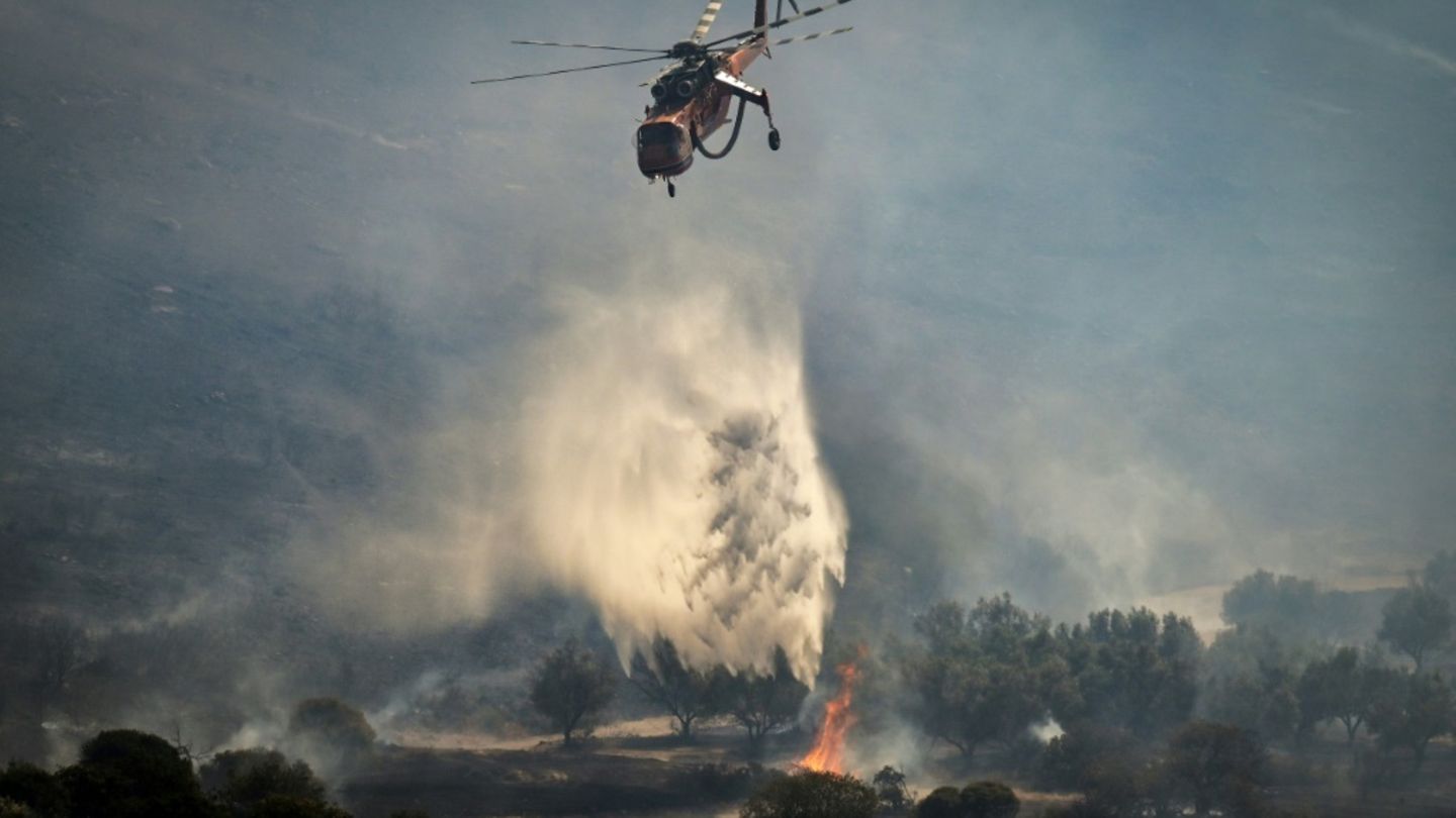 Griechische Feuerwehr bringt Waldbrand nahe Athen unter Kontrolle