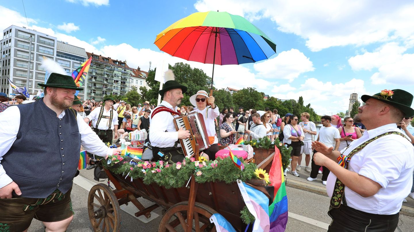 Demonstrationen: Hunderttausende beim CSD in München