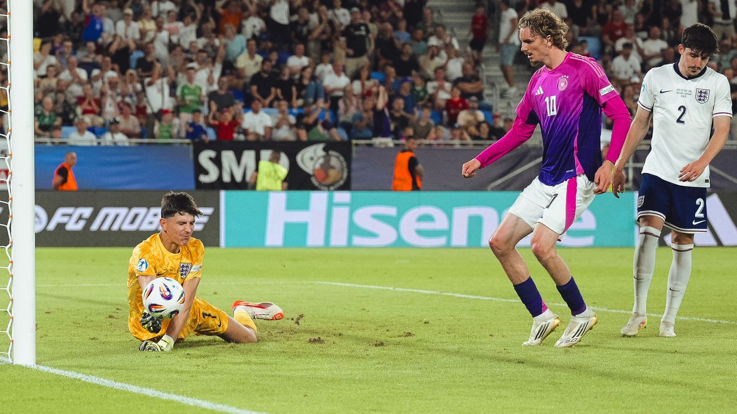 EM-Finale gegen England: Trotz furioser Aufholjagd: U21 verpasst EM-Krönung