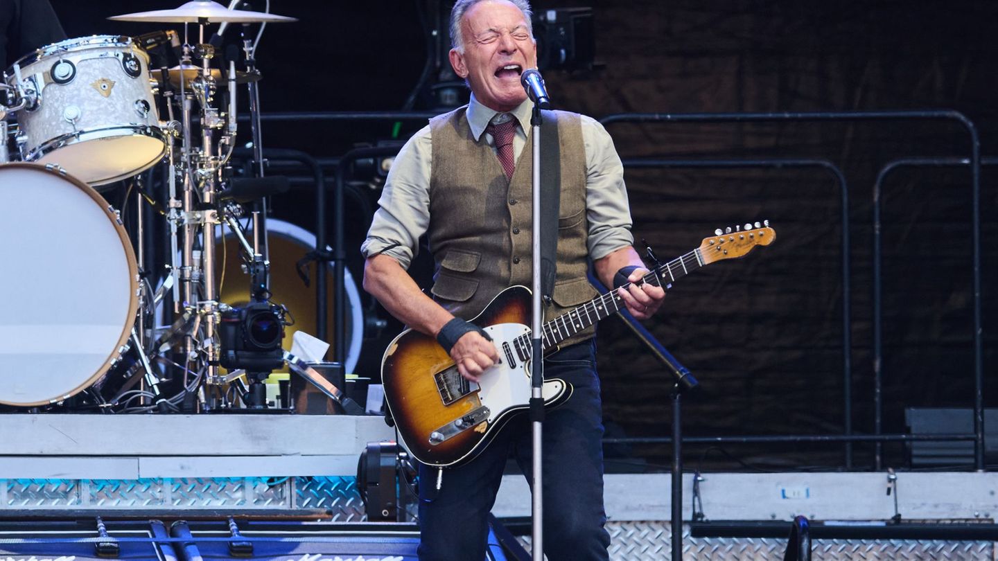 Drei Verletzte: Metallteil fällt bei Bruce Springsteen Konzert von der Decke
