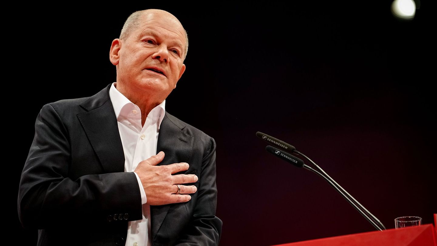 Parteitag: Scholz: Will Altkanzler sein, über den sich die SPD freut