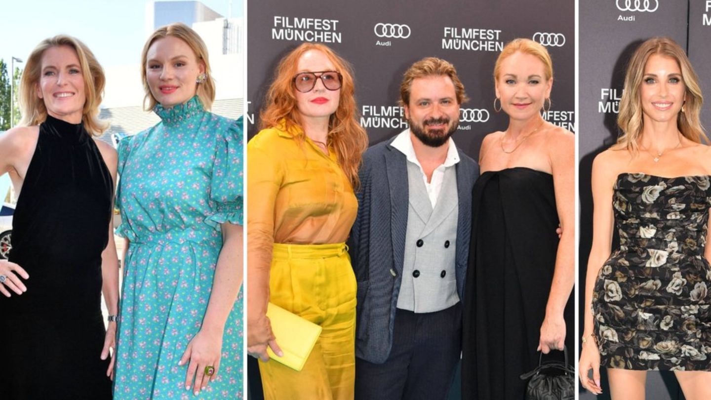 Roter Teppich beim Filmfest München 2025: Cathy Hummels im Hingucker-Look