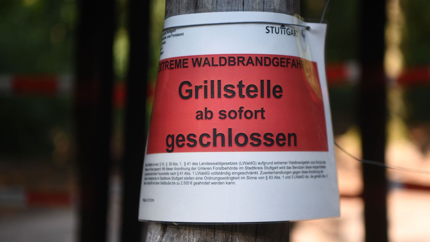 Hitzewelle: Gefahr von Waldbränden sehr hoch