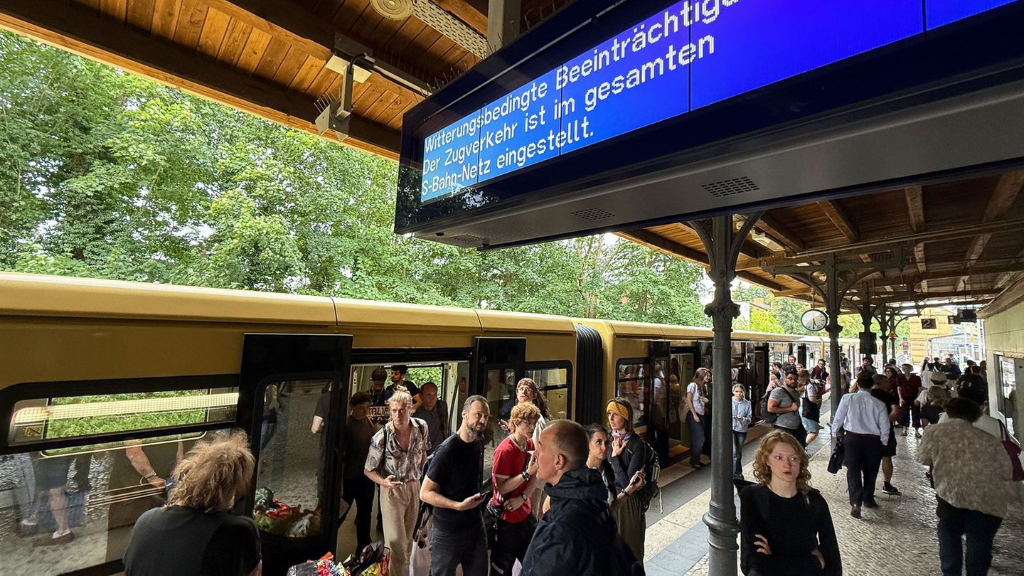 Wetter: Heftige Sturmböen in Berlin – S-Bahn-Verkehr ausgesetzt