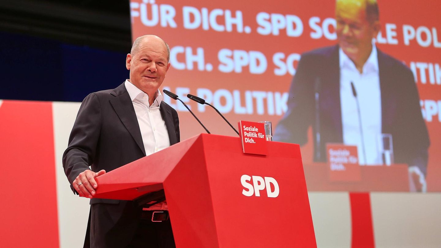 Scholz auf Parteitag: Als es um den Bruch mit Lindner geht, jubeln die Delegierten