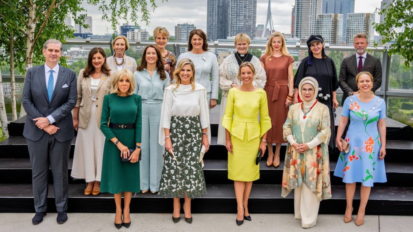 Rotterdam: Königin Máxima auf Sightseeing-Tour mit First Ladys und einem First Gentleman