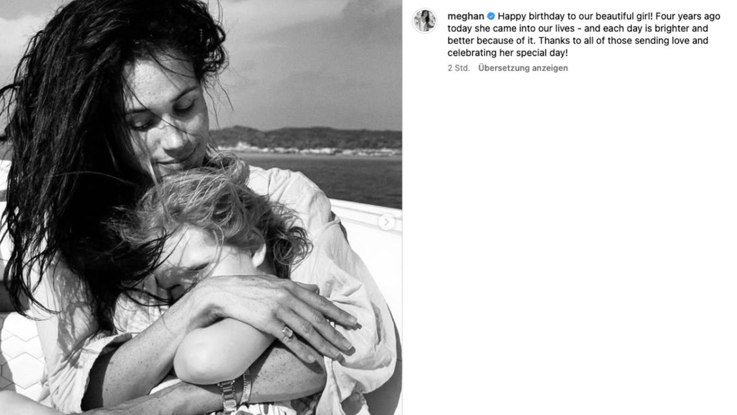 Leute von heute : Meghan zeigt zum vierten Geburtstag ihrer Tochter Lilibet neue Fotos