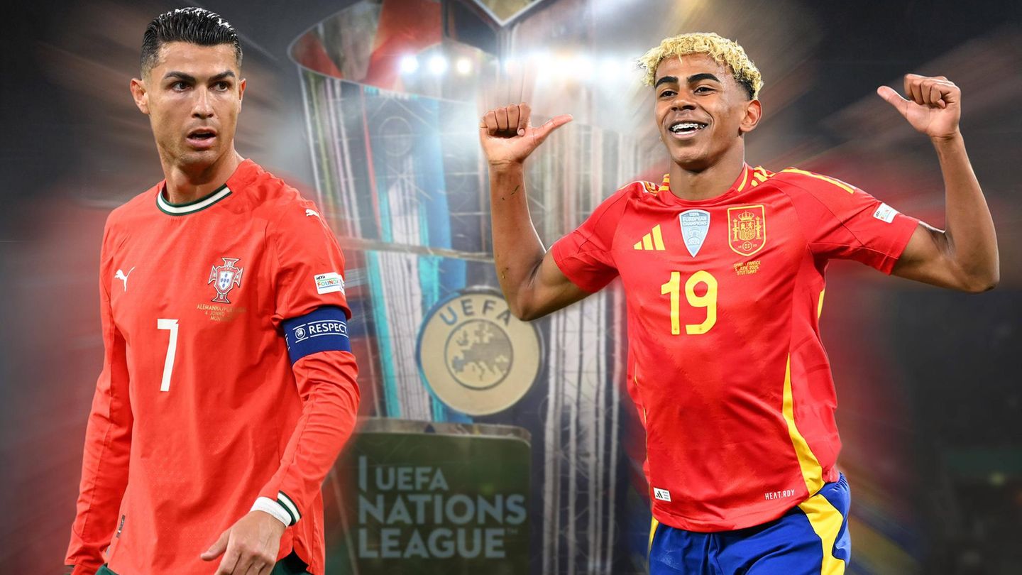 Finale der Nations League: Jungstar Yamal gegen Altmeister Ronaldo – Portugal vs. Spanien live im Free-TV