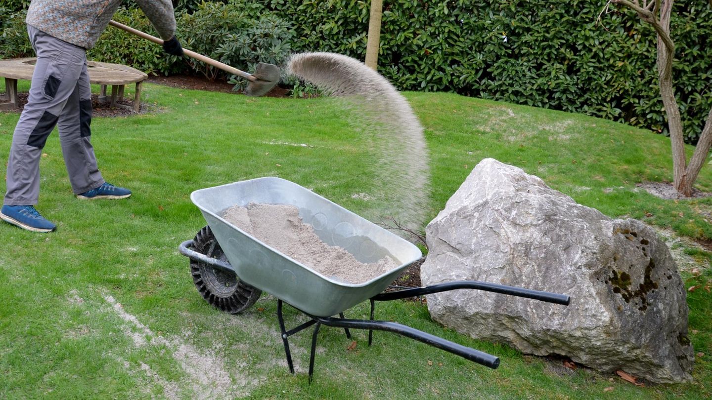 Gartenpflege: Rasen sanden: Anleitung, Tipps und Produktempfehlungen