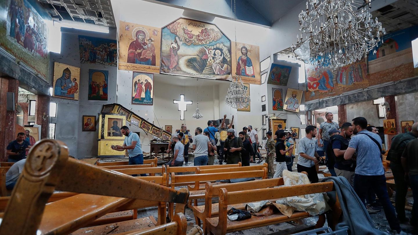 Syrien: Mindestens 20 Tote bei Selbstmordanschlag auf christliche Kirche in Damaskus