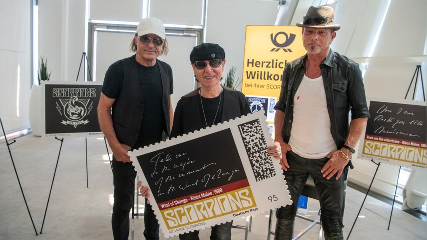Seit 60 Jahren auf der Bühne: Die Scorpions haben jetzt eigene Briefmarken