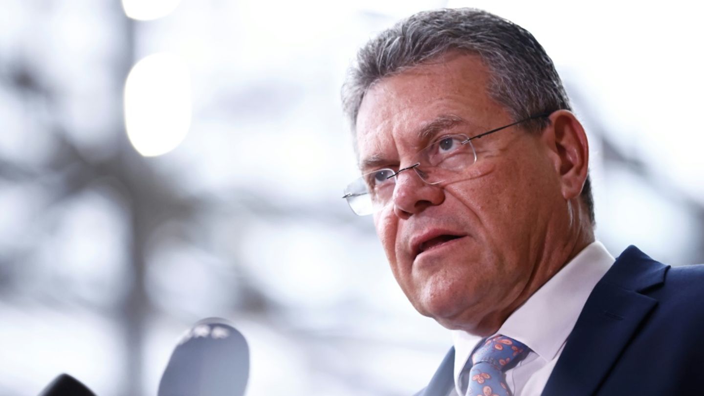 EU-Handelskommissar Sefcovic für Zoll-Verhandlungen in Washington