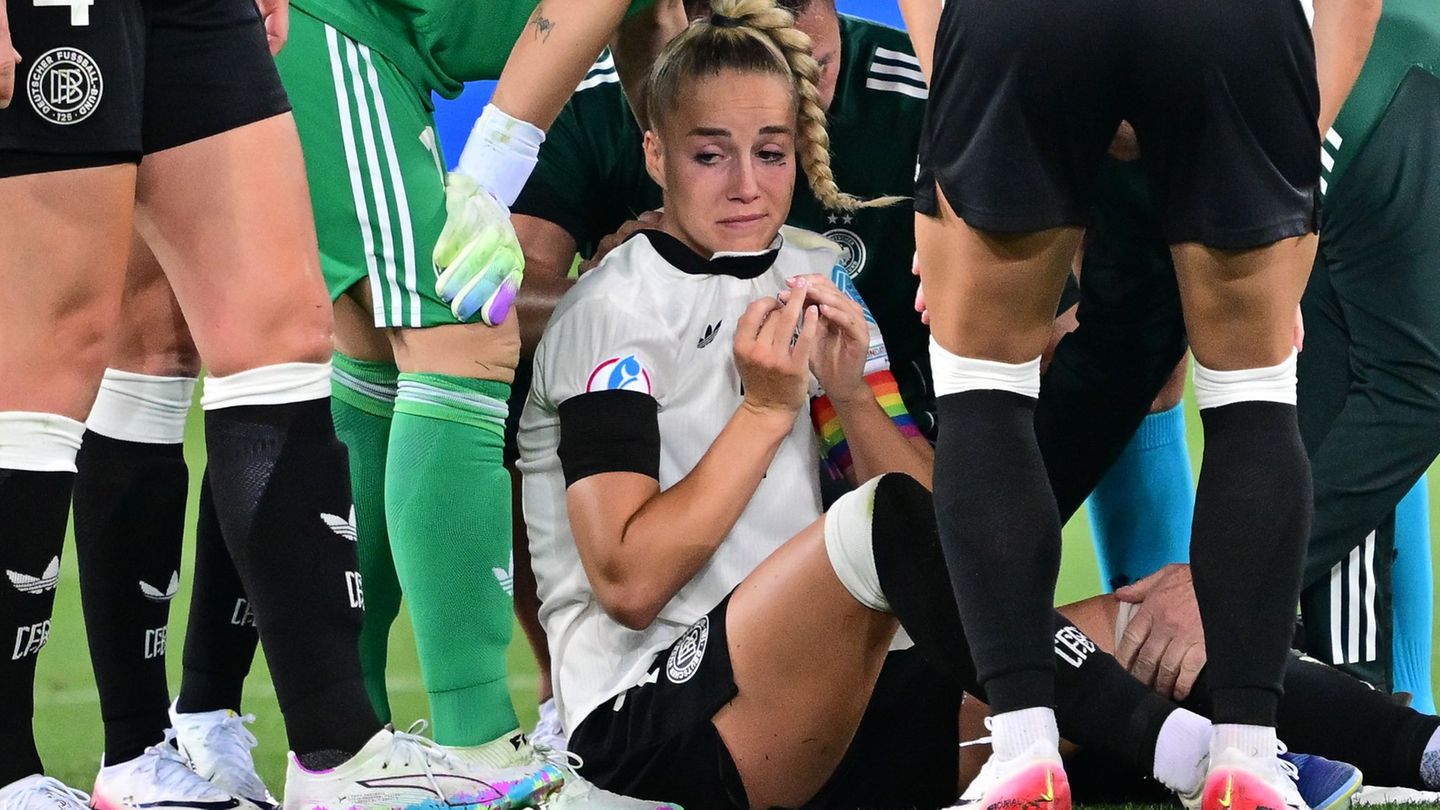 Nach Sieg gegen Polen: Dritter Kreuzbandriss? DFB-Team bangt mit Kapitänin Gwinn