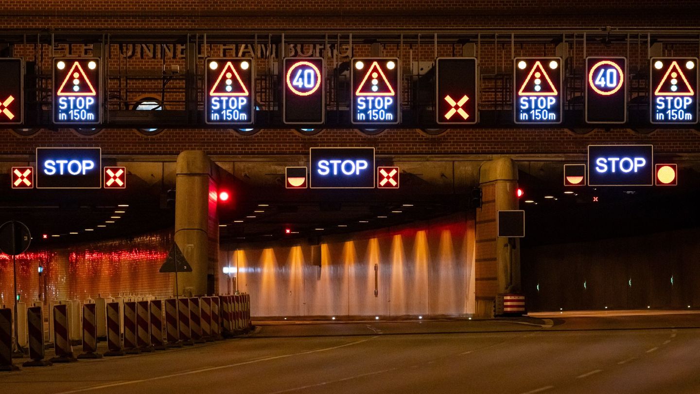 Konzerte, Parade, Shopping: Sperrung von Elbtunnel der A7 aufgehoben
