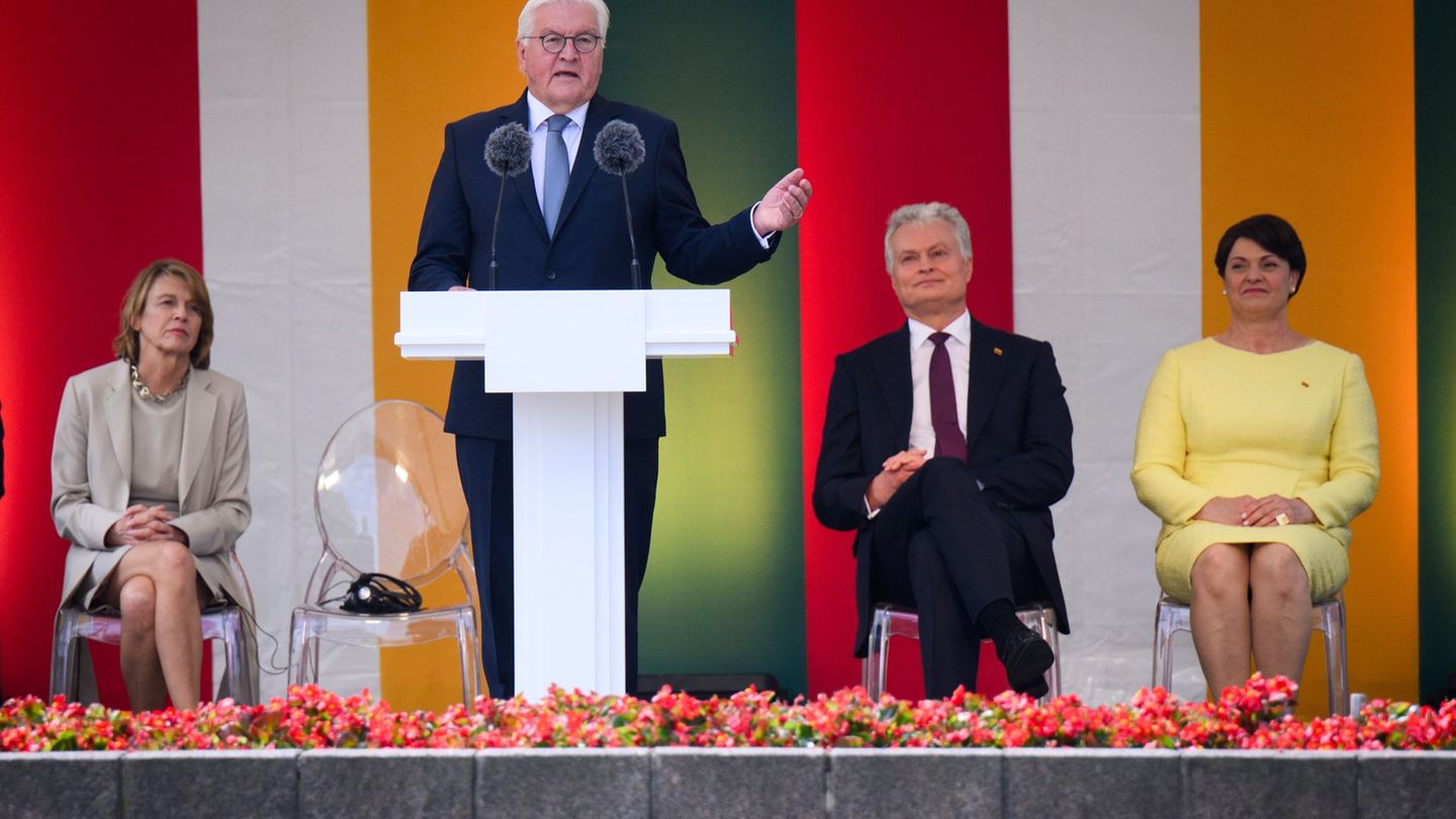 Bundespräsident im Baltikum: Steinmeier: Sicherheit Litauens ist unsere Sicherheit