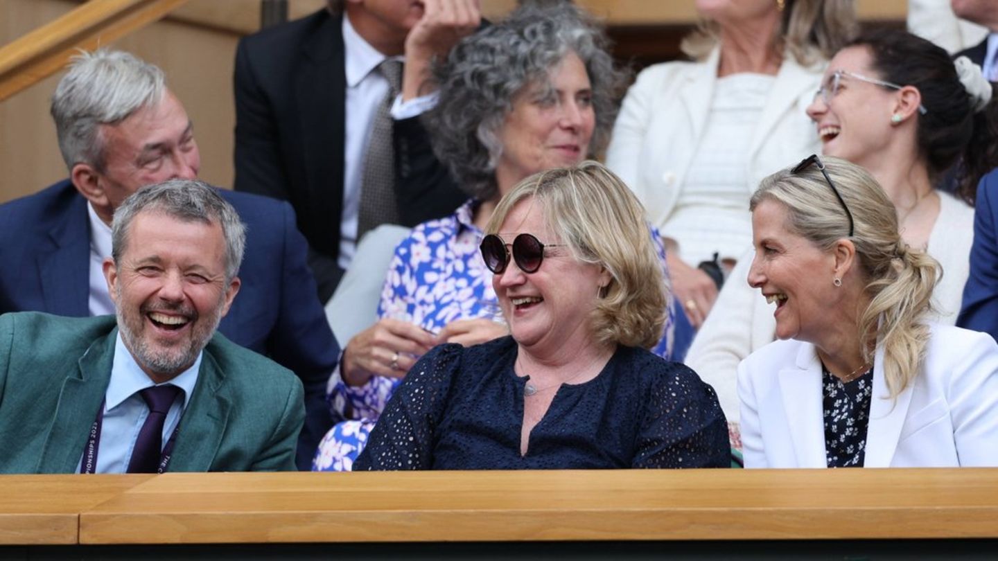 Frederik X. in Wimbledon: Auf einen Plausch mit Herzogin Sophie