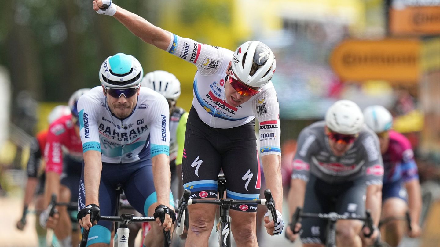 Radsport: Merlier gewinnt dritte Tour-Etappe – Star Philipsen raus